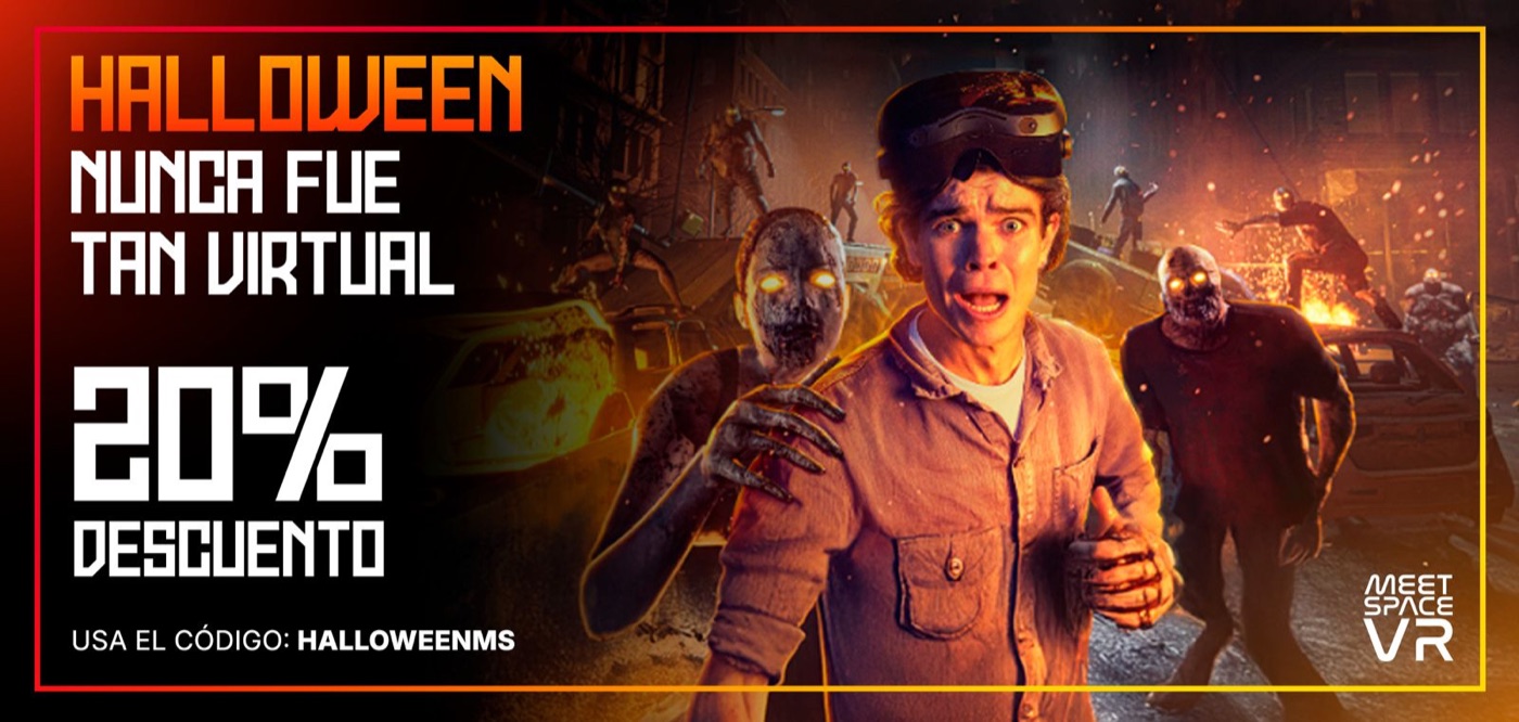 Halloween en realidad virtual en MeetspaceVR: 20 % de descuento con el código HALLOWEENMS
