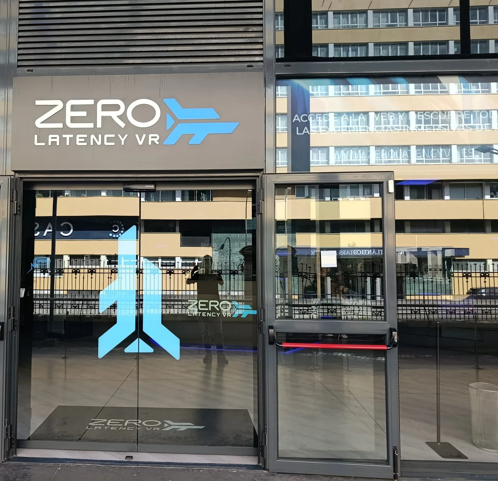 Entrada de Zero Latency VR en meetspaceVR A Coruña